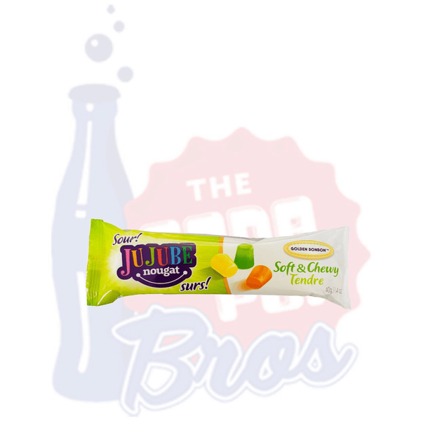 Golden Bonbon Tropical JuJube Nougat Bar - Soda Pop BrosCandy & Chocolate