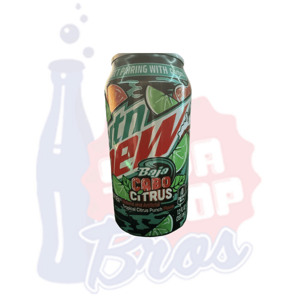 Mountain Dew Baja Cabo Citrus ZERO (355ml Can) - Soda Pop BrosSoda