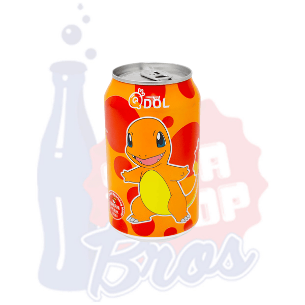 Qdol Pokemon Charmander Sparkling Drink Lychee (China 330ml Can) - Soda Pop BrosSoda