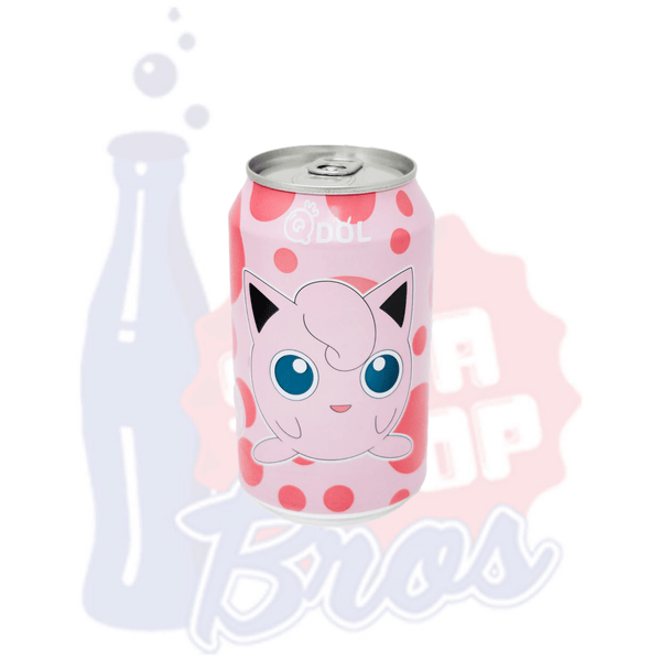 Qdol Pokemon Jigglypuff Sparkling Drink Peach (China 330ml Can) - Soda Pop BrosSoda