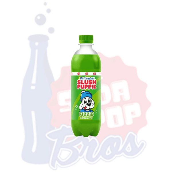 Slush Puppie Green Apple Fizzie Soda (UK 500ml) - Soda Pop BrosSoda