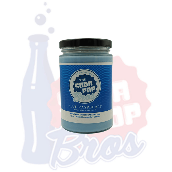 Soda Pop Bros Blue Raspberry Candle - Soda Pop BrosCandle