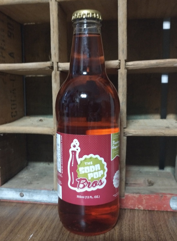 Soda Pop Bros Raspberry Ginger Ale - Soda Pop BrosSoda