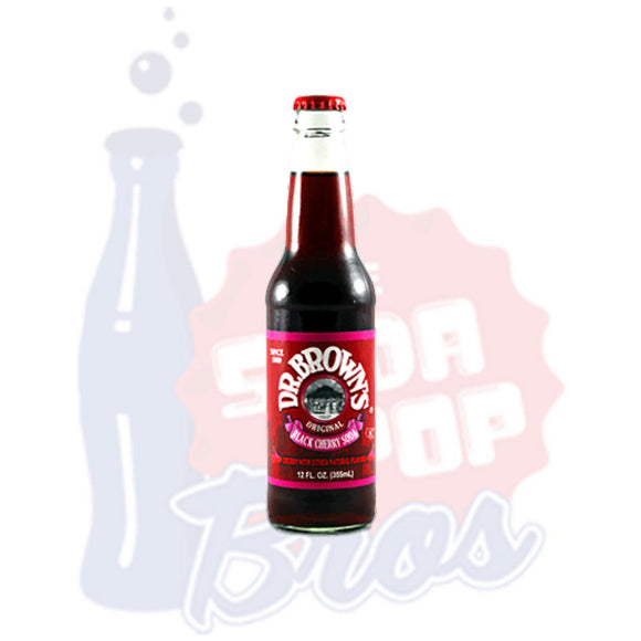 Dr. Brown's Black Cherry - Soda Pop BrosSoda