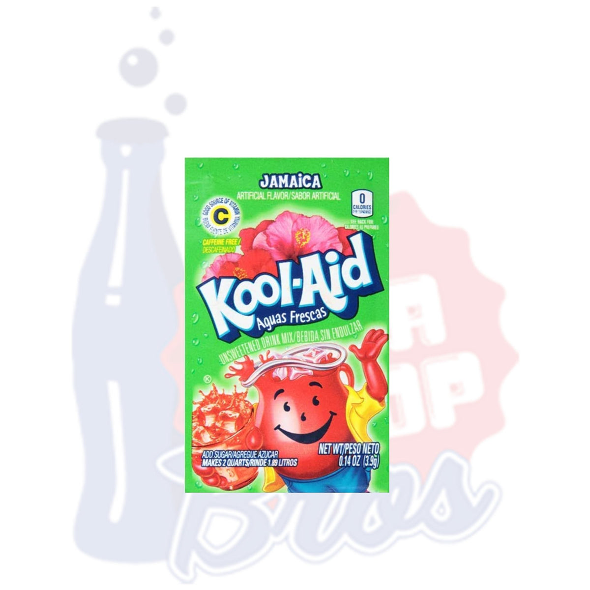 KoolAid Jamaica (Hibiscus) Drink Mix Packet Soda Pop Bros Jamaica