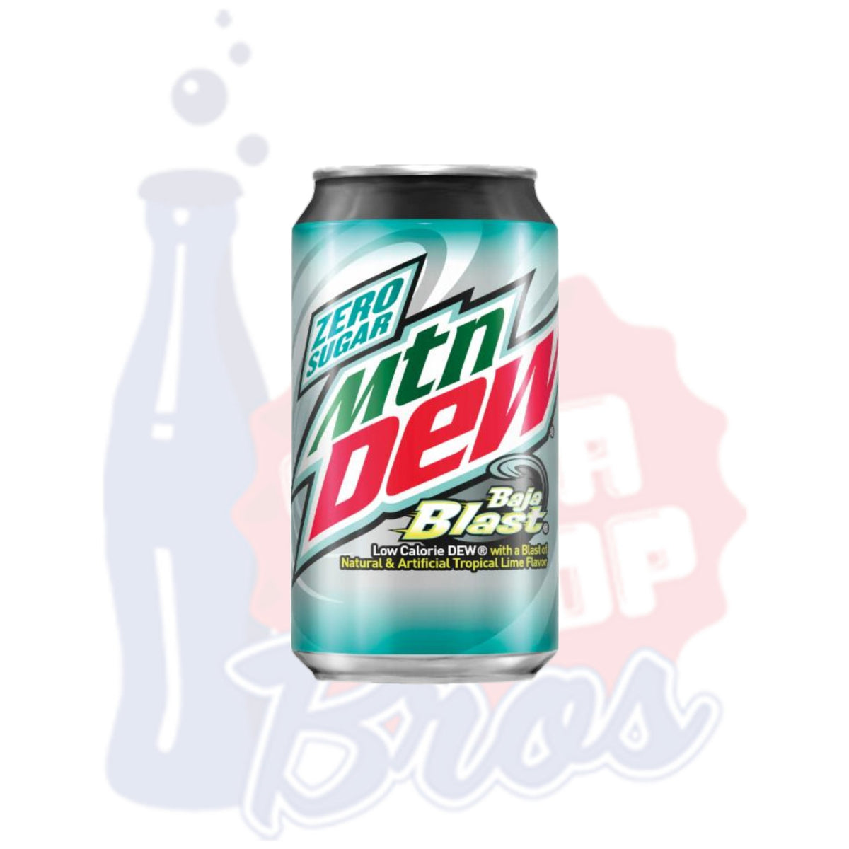 Mountain Dew Baja Blast Zero Sugar (Can) - Soda Pop Bros Mountain Dew