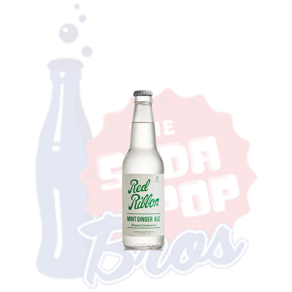 Red Ribbon Mint Ginger Ale - Soda Pop Bros