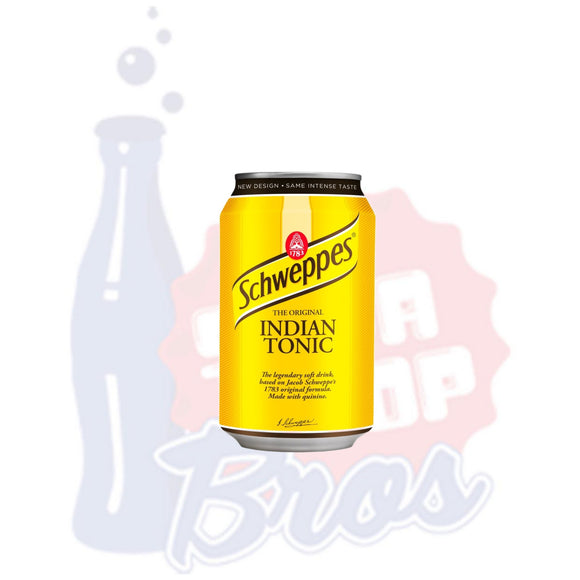 Schweppes Indian Tonic (Poland/330ml Can) - Soda Pop BrosSoda