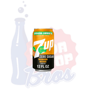 7 UP Endless Summer Mandarin Orange ZERO (Can) - Soda Pop BrosSoda