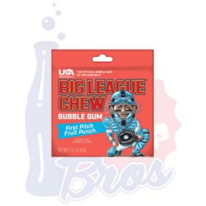 Big League Chew First Pitch Fruit Punch - Soda Pop BrosCandy & Chocolate
