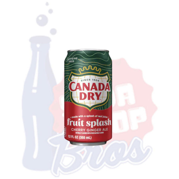 Canada Dry Fruit Splash Ginger Ale 355ml (Can) - Soda Pop BrosSoda