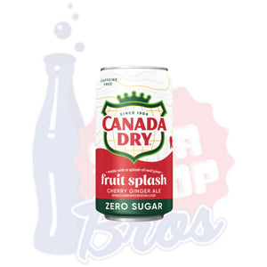 Canada Dry Fruit Splash Zero Ginger Ale 355ml (Can) - Soda Pop BrosSoda