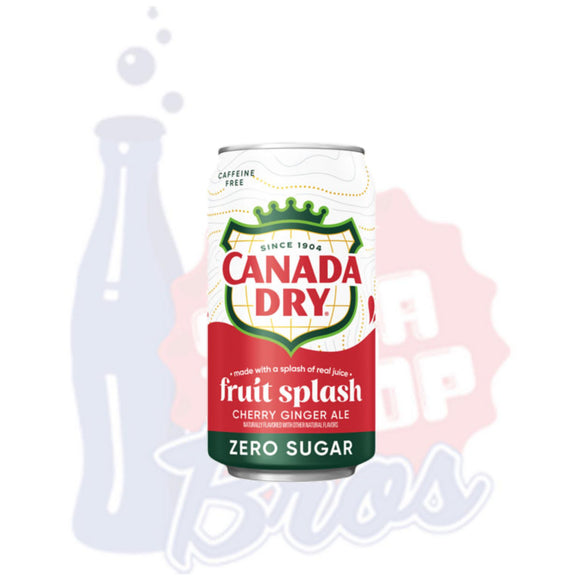 Canada Dry Fruit Splash Zero Ginger Ale 355ml (Can) - Soda Pop BrosSoda