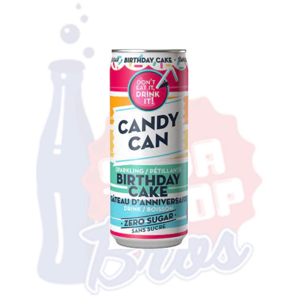Candy Can Sparkling Birthday Cake Zero Sugar (330ml Can) - Soda Pop BrosSoda