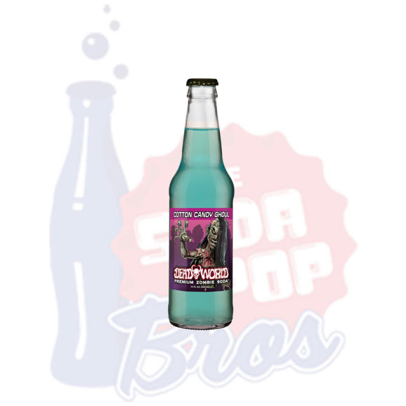 Dead World Cotton Candy Ghoul Premium Zombie Soda - Soda Pop BrosSoda