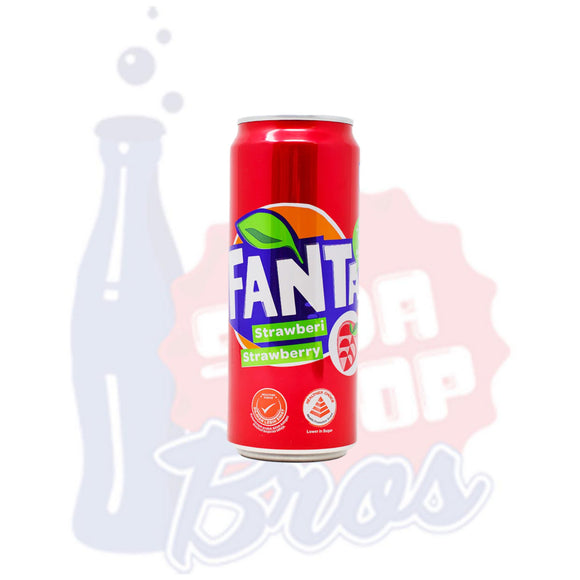 Fanta Strawberry (Malaysia Can 320ml) - Soda Pop BrosSoda Pop