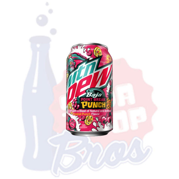 Mountain Dew Baja Point Break Punch (Can) - Soda Pop BrosSoda