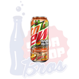 Mountain Dew Mango Rush Little Caesar's Limited (473ml Can) - Soda Pop BrosSoda