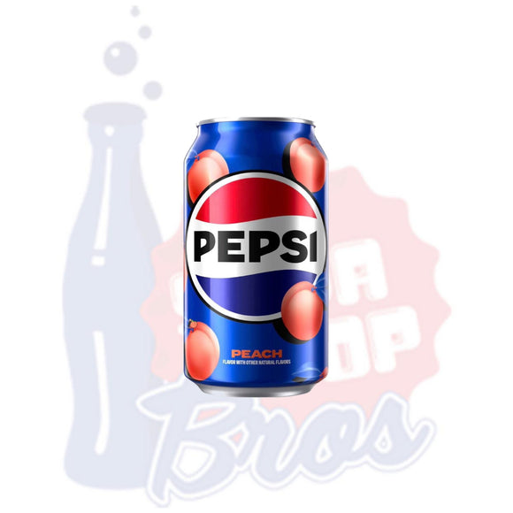 Pepsi Peach Limited Edition (355ml Can) - Soda Pop BrosSoda