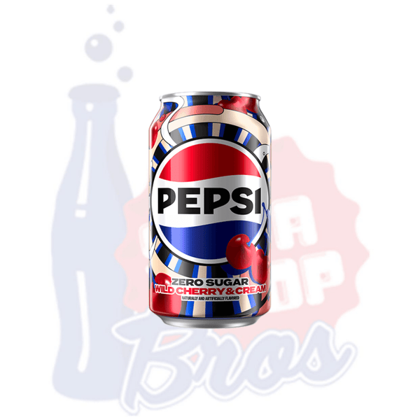 Pepsi Wild Cherry and Cream ZERO Limited Edition (355ml Can) - Soda Pop BrosSoda