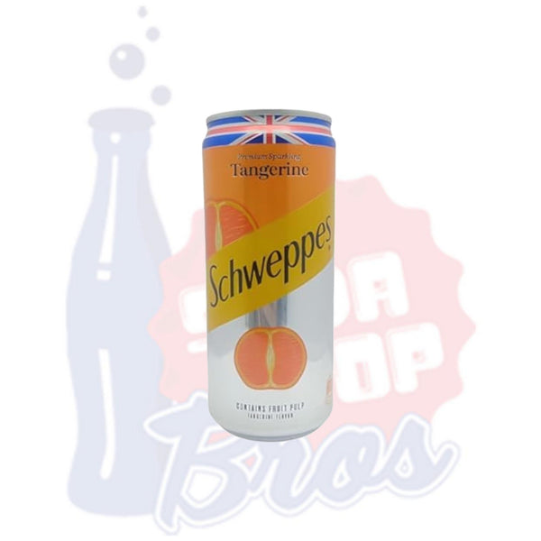 Schweppes Tangerine (UK/300ml Can) - Soda Pop BrosSoda