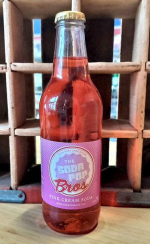 Soda Pop Bros Pink Cream Soda - Soda Pop BrosSoda