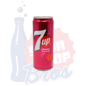 7-UP Cherry (France 330ml Can) - Soda Pop BrosSoda