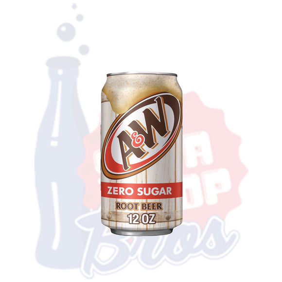 A&W Root Beer Zero Sugar - Soda Pop BrosSoda