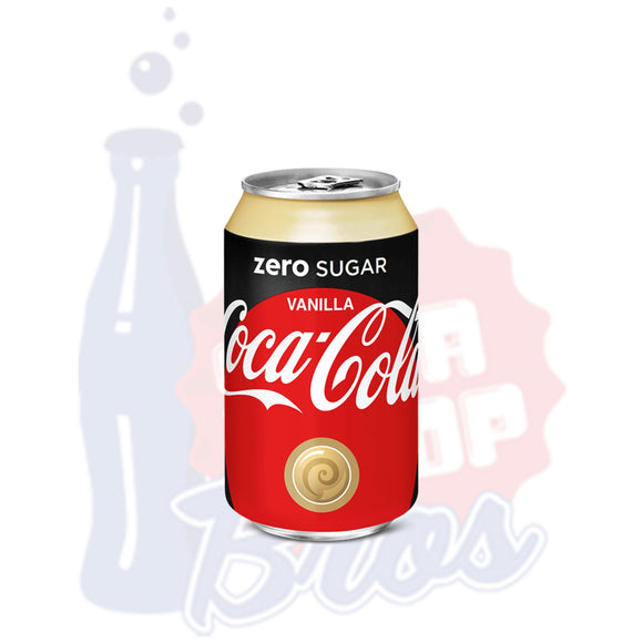Coca Cola Vanilla Zero Sugar (Can) - Soda Pop BrosSoda
