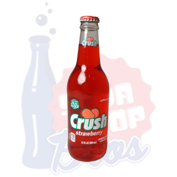 Crush Strawberry Soda - Soda Pop BrosSoda