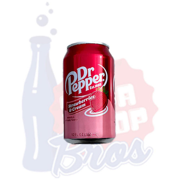 Dr Pepper Strawberries and Cream (Can) - Soda Pop BrosSoda