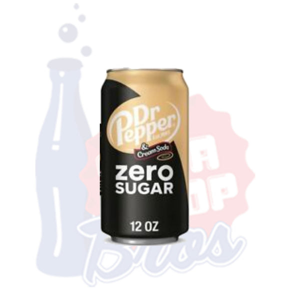 Dr.Pepper & Cream Soda Zero Sugar (Can) - Soda Pop BrosSoda
