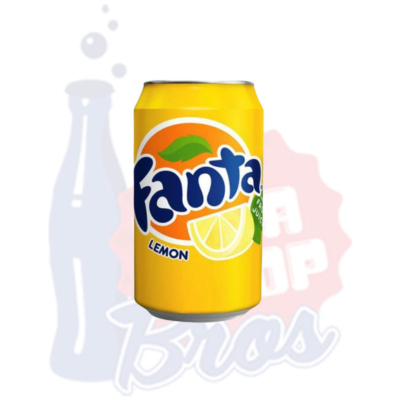 Fanta Lemon (UK/330ml Can) - Soda Pop BrosSoda