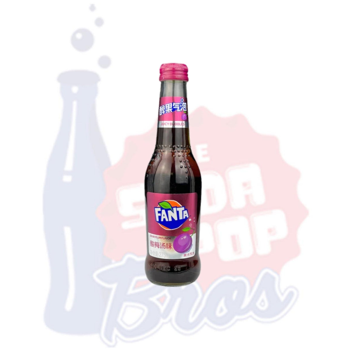 Fanta Sour Plum (355ml China) Soda Pop Bros Soda