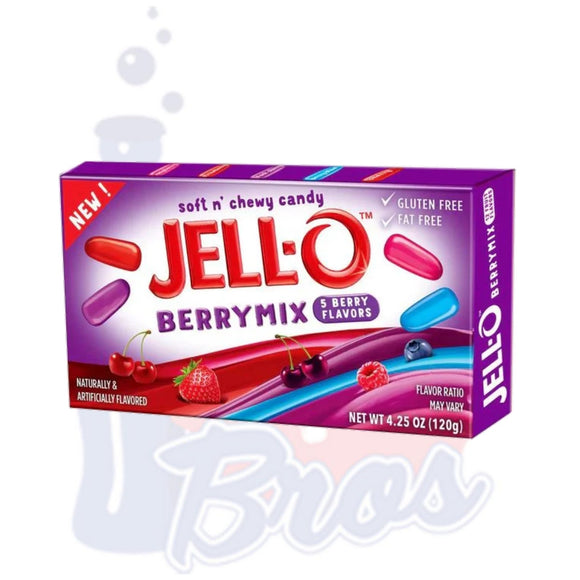Jell-O Berry Mix Candy - Soda Pop BrosCandy & Chocolate
