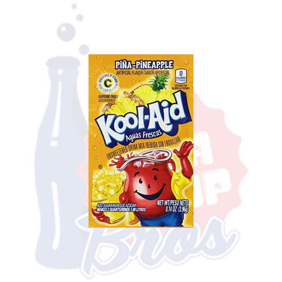 Kool-Aid Pineapple Drink Mix Packet - Soda Pop BrosPineapple