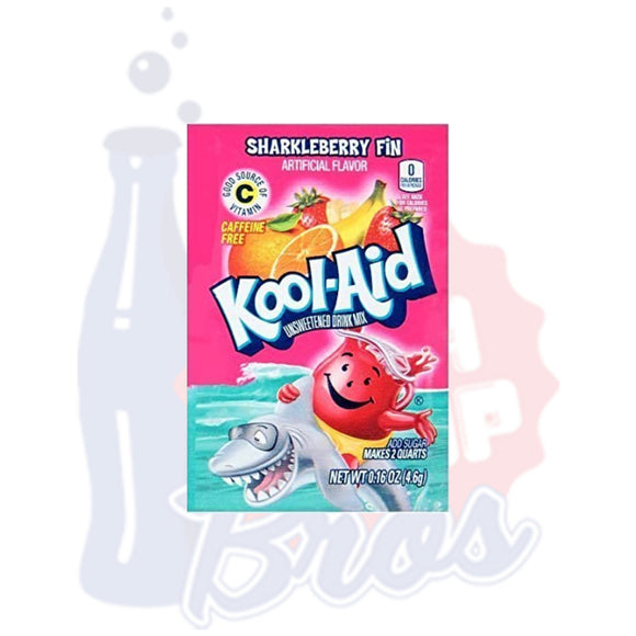 Kool-Aid Sharkleberry Fin Drink Mix Packet - Soda Pop BrosTropical
