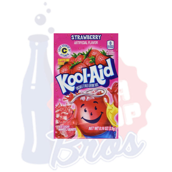 Kool-Aid Strawberry Drink Mix Packet - Soda Pop BrosStrawberry
