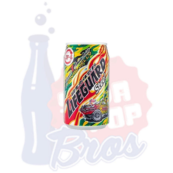 Lifeguard Steel Energy Drink (Japan/350ml Can) - Soda Pop Bros