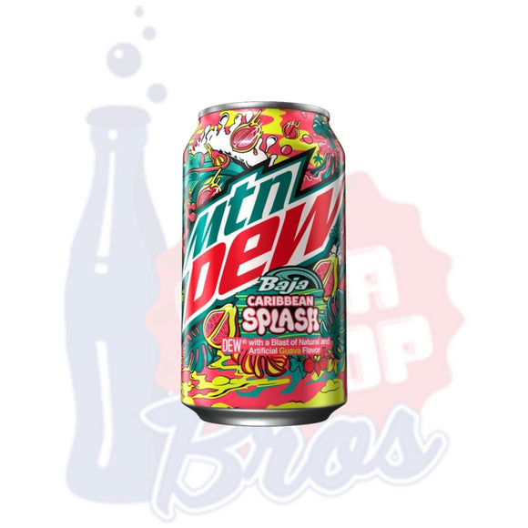 Mountain Dew Baja Blast Caribbean Splash (355ml Can) - Soda Pop BrosSoda