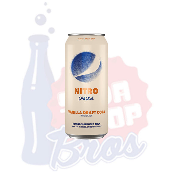 Nitro Pepsi Draft Vanilla Cola - Soda Pop BrosSoda