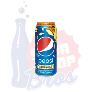 Pepsi Pineapple Little Caesars Pizza Limited Edition (16 oz Can) - Soda Pop BrosSoda