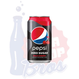 Pepsi Wild Cherry Zero (Can) - Soda Pop BrosSoda