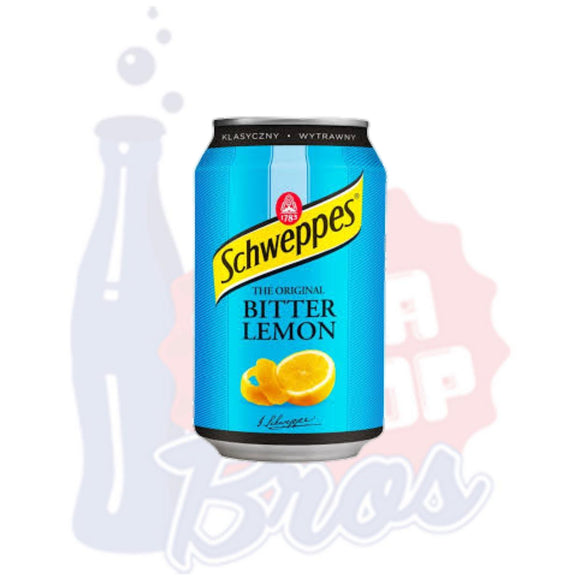 Schweppes Bitter Lemon (Poland/330ml Can) - Soda Pop BrosSoda