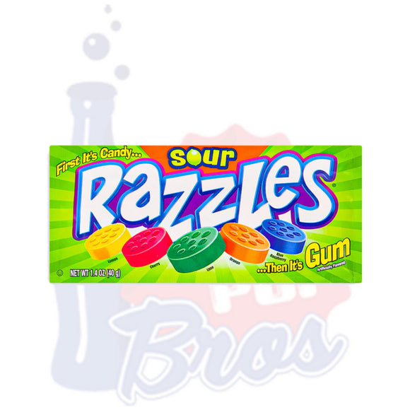 Sour Razzles - Soda Pop BrosCandy