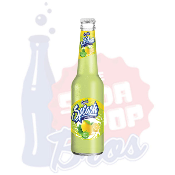 Splash Sparkling Lemon Mint Flavoured Drink (Saudi Arabia 355ml) - Soda Pop BrosSoda