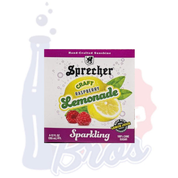 Sprecher Craft Raspberry Sparkling Lemonade - Soda Pop BrosSoda