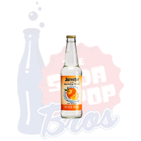Sprecher Valencia Orange Craft Sparkling Water - Soda Pop BrosOrange