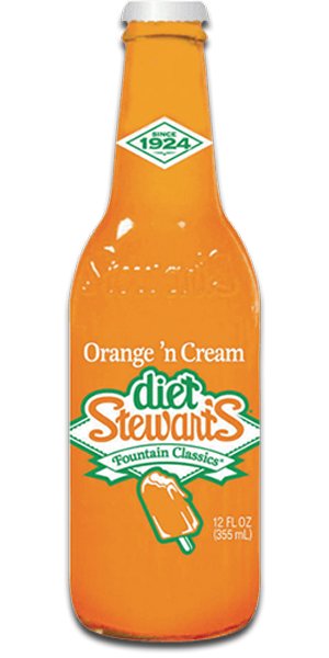 Stewart's Diet Orange N' Cream - Soda Pop BrosOrange