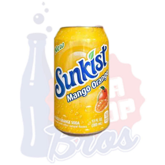 Sunkist Mango Orange (Can) - Soda Pop BrosSoda